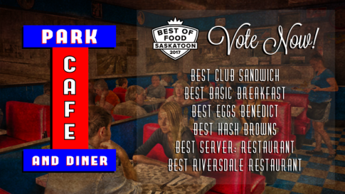 We’ve been nominated in the Planet S Magazine Best Of Saskatoon Food and Drink for 2017. Thank you so much for the nominations, now let’s get out there and vote!
Best Club Sandwich
Best Basic Breakfast
Best Eggs Benedict
Best Hash Browns
Best Server:...